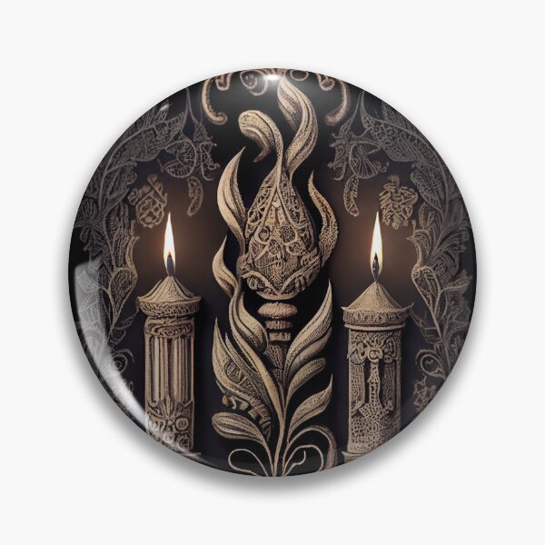 Item preview, Enchanted Glow: Ornate Vintage Candlelight Art designed and sold by ShadowAndSlate.
