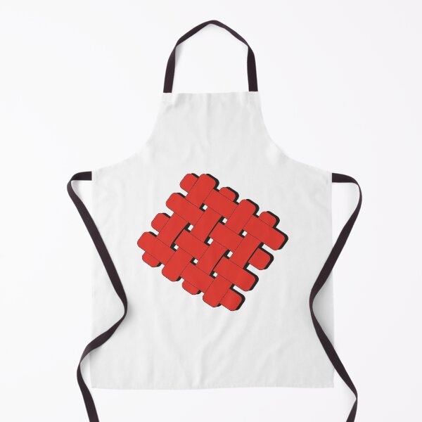 Item preview, Red Weave Woven Square designed and sold by miyaavkatz.