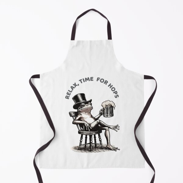 Item preview, Funny Product with Frog and Beer- RELAX, TIME FOR HOPS designed and sold by Gadget80.
