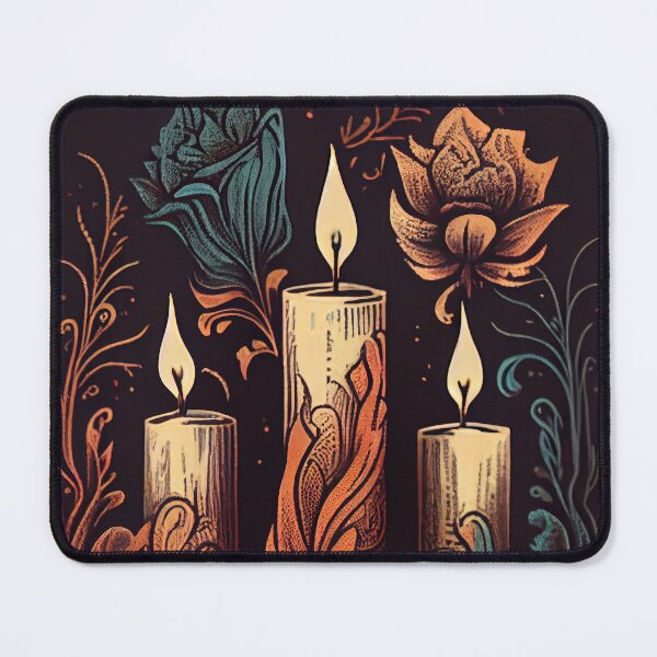 Item preview, Autumnal Glow: Vintage Candles & Rustic Botanicals designed and sold by ShadowAndSlate.