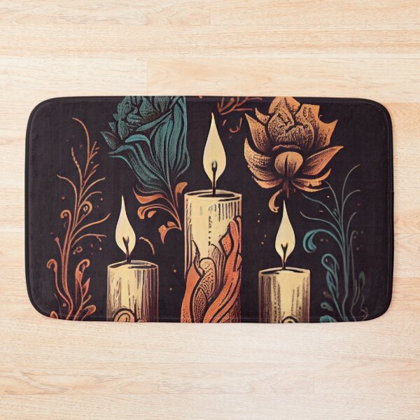 Item preview, Autumnal Glow: Vintage Candles & Rustic Botanicals designed and sold by ShadowAndSlate.