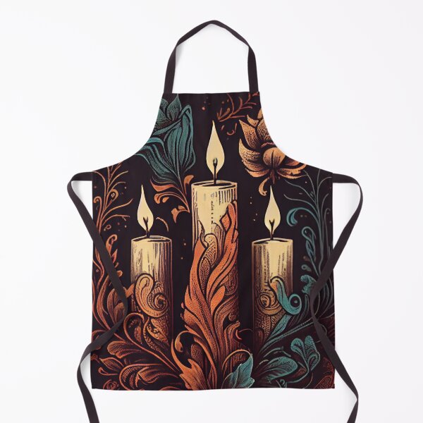 Item preview, Autumnal Glow: Vintage Candles & Rustic Botanicals designed and sold by ShadowAndSlate.