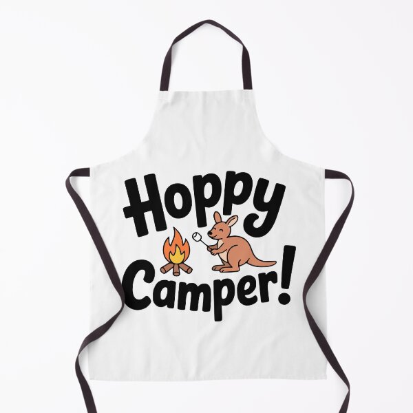 Item preview, Hoppy Camper! Cute Kangaroo Camping Pun designed and sold by PMCreative.