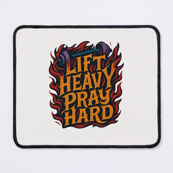 Item preview, Lift Heavy Pray Hard - Christian - God's Gym designed and sold by RANDOMNESS.