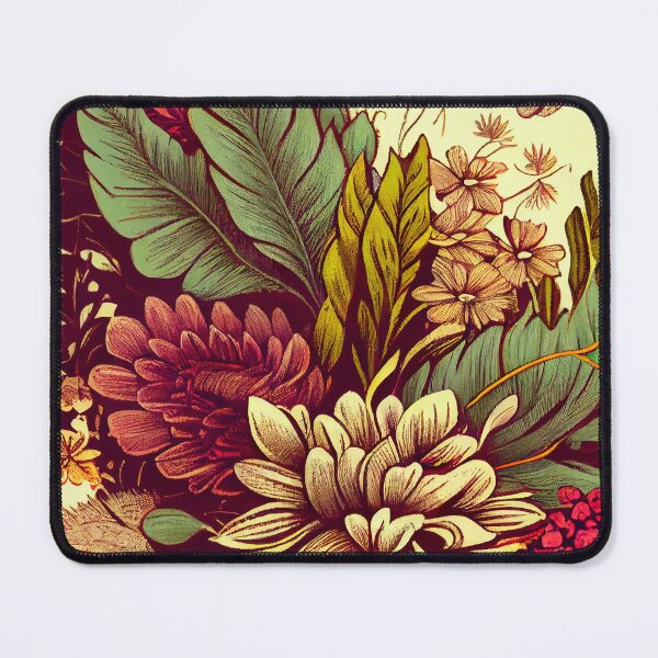 Item preview, Copy of Regal Bloom: Ornate Gold and Teal Floral Pattern designed and sold by ShadowAndSlate.