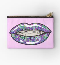 Psychedelic Lips Braces Studio Pouch