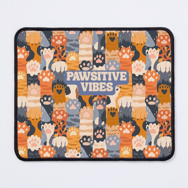 Item preview, Pawsitive Vibes – Cute Animal Pun Design designed and sold by LeoraAtelier.