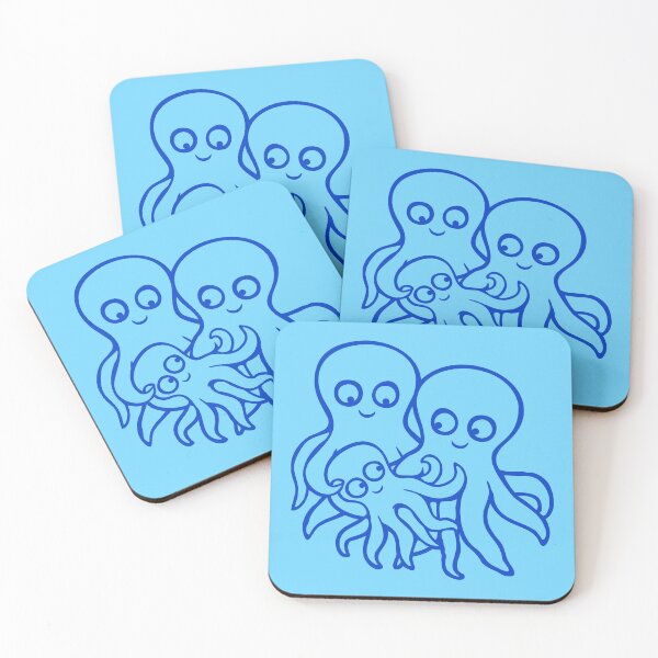 Item preview, Octopus mom dad child baby mother father family designed and sold by shirt-o-mat.