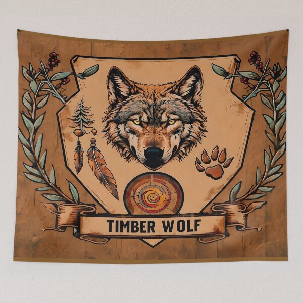 Item preview, Timber Wolf Crest Animal Spirit Guide designed and sold by artenvironments.