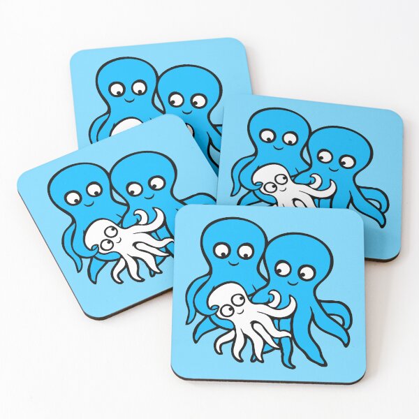 Item preview, Octopus mom dad child baby mother father family designed and sold by shirt-o-mat.