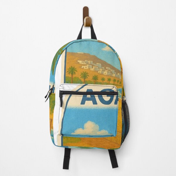 Item preview, Agadir – Vintage Travel Poster of Morocco’s Atlantic Coast designed and sold by hlldz.