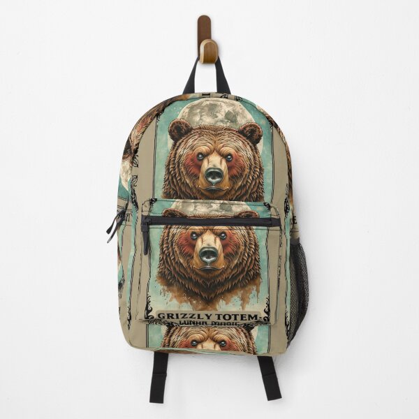 Item preview, Lunar Magic Grizzly Totem, Spirit Animal Guide designed and sold by artenvironments.