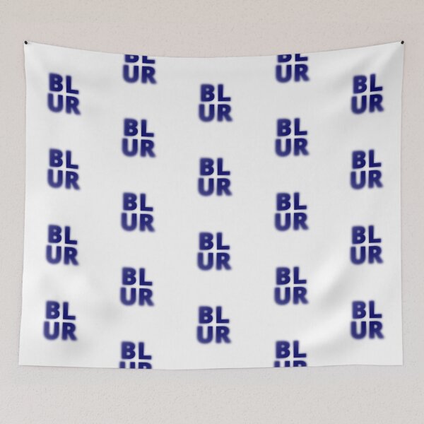 Item preview, blur | navy text illustration designed and sold by trepiu.