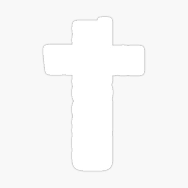 Item preview, Treasured Wretch Cross (white) designed and sold by TreasuredWretch.