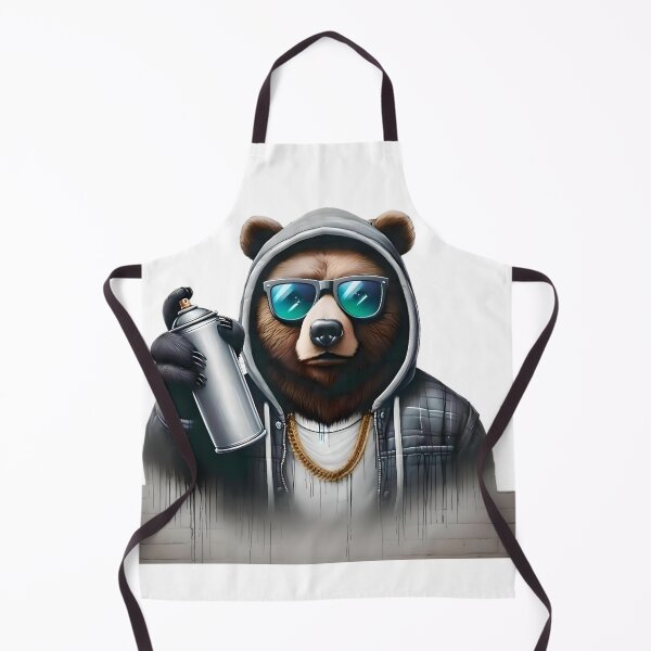 Item preview, Graffiti Grizzly – Funky Urban Animal designed and sold by FunkyFauna.