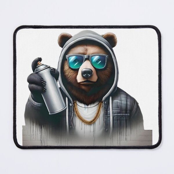 Item preview, Graffiti Grizzly – Funky Urban Animal designed and sold by FunkyFauna.
