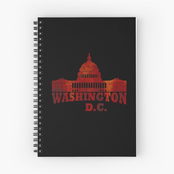 Item preview, Washington DC vintage White House Capitol building art designed and sold by Alexaltay.