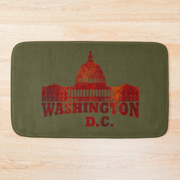 Item preview, Washington DC vintage White House Capitol building art designed and sold by Alexaltay.