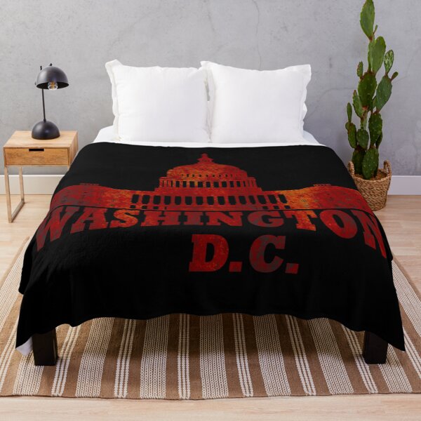 Item preview, Washington DC vintage White House Capitol building art designed and sold by Alexaltay.