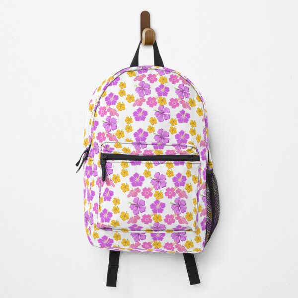 Item preview, Purple & Yellow Hibiscus Flower Pattern – Tropical Y2K Aesthetic Summer Vibes designed and sold by CreativeCanvas8.