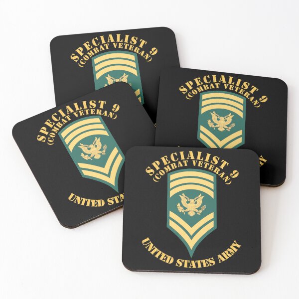 Item preview, Army - Enlisted - SPEC 9 - Specialist 9  - Std - Combat Veteran X 300 designed and sold by Military Insignia Products.