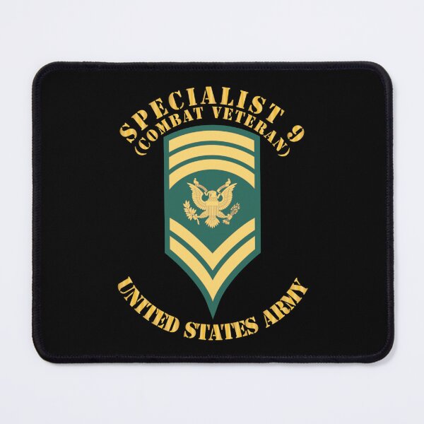 Item preview, Army - Enlisted - SPEC 9 - Specialist 9  - Std - Combat Veteran X 300 designed and sold by Military Insignia Products.