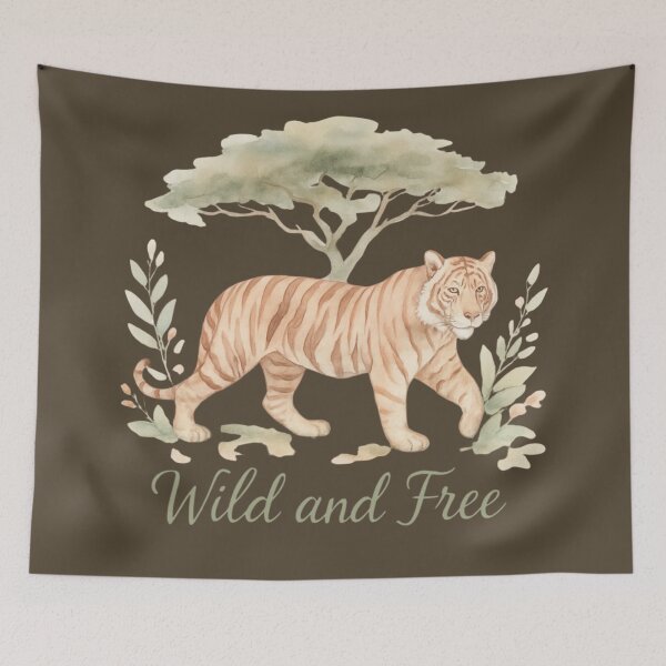 Item preview, Tiger Wild and Free designed and sold by artenvironments.