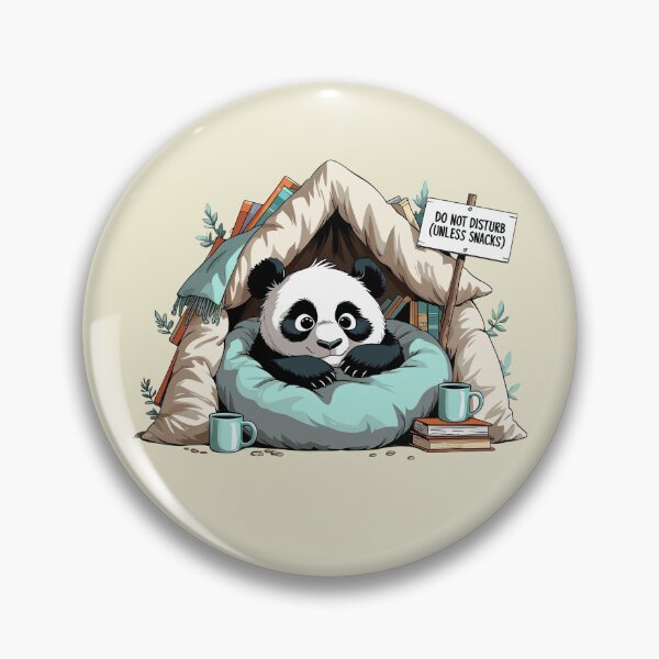 Item preview, Panda in reading cave – Do not disturb! designed and sold by ApriNoeScor.
