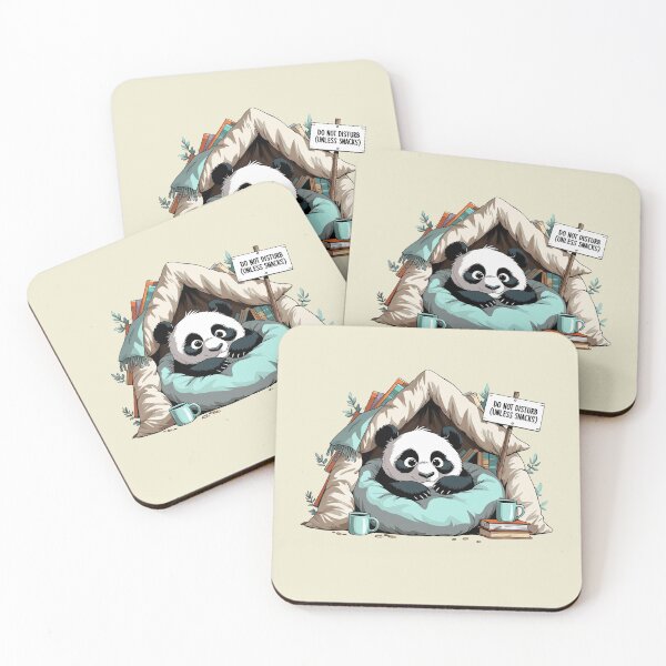 Item preview, Panda in reading cave – Do not disturb! designed and sold by ApriNoeScor.