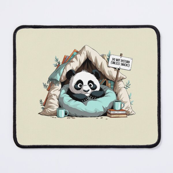 Item preview, Panda in reading cave – Do not disturb! designed and sold by ApriNoeScor.
