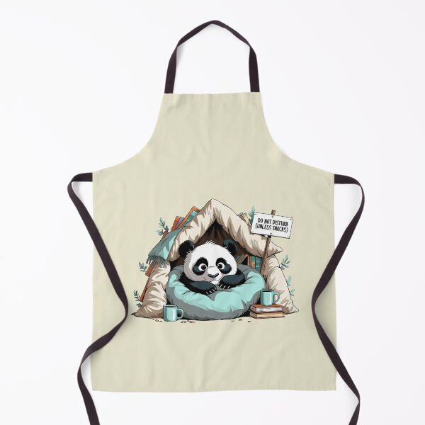 Item preview, Panda in reading cave – Do not disturb! designed and sold by ApriNoeScor.