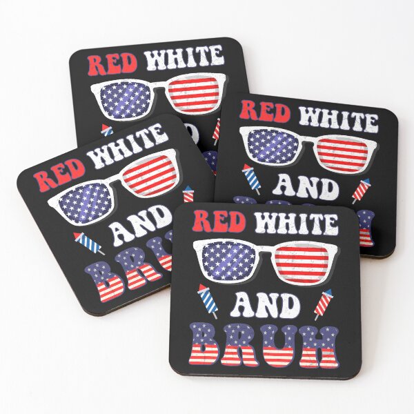 Item preview, Red White And Bruh 4th Of July Boys Patriotic Teens Kids designed and sold by MotivaChic.