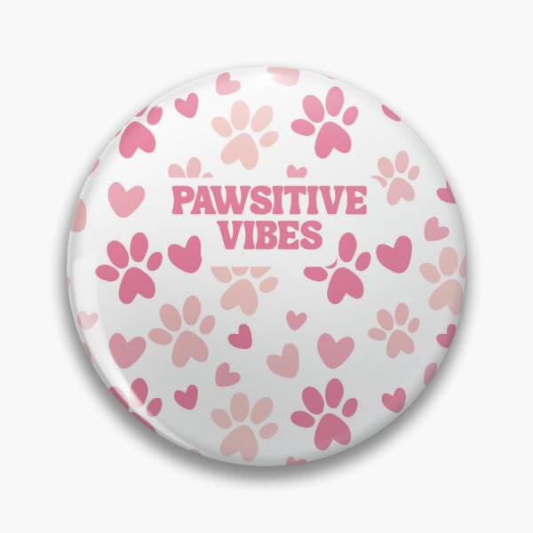 Item preview, Pawsitive Vibes – Cute Animal Pun Design designed and sold by LeoraAtelier.