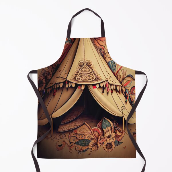 Item preview, Nomad's Haven: Bohemian Vintage Tent & Floral Art designed and sold by ShadowAndSlate.