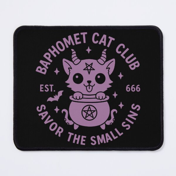 Item preview, BAPHOMET CAT CLUB - CREEPY CUTE PASTEL GOTH DESIGN designed and sold by SUCDECOCO.