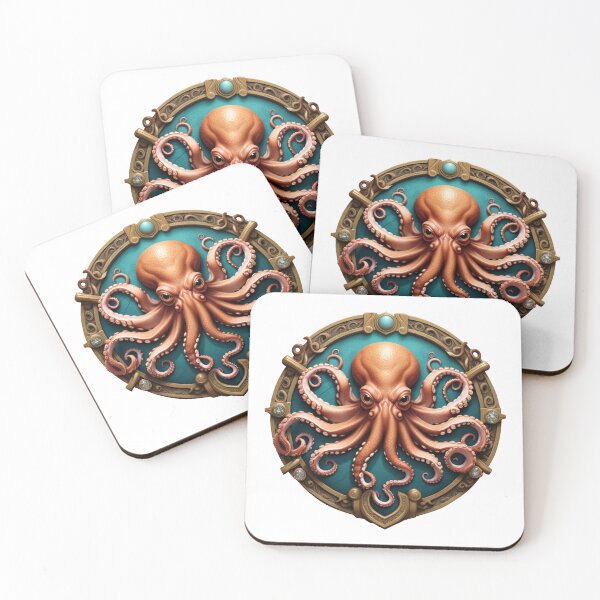 Item preview, OCTOPUS SHIELD (WHITE) designed and sold by Marlon Oseguera.