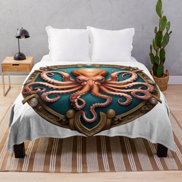 Item preview, OCTOPUS SHIELD (WHITE) designed and sold by Marlon Oseguera.