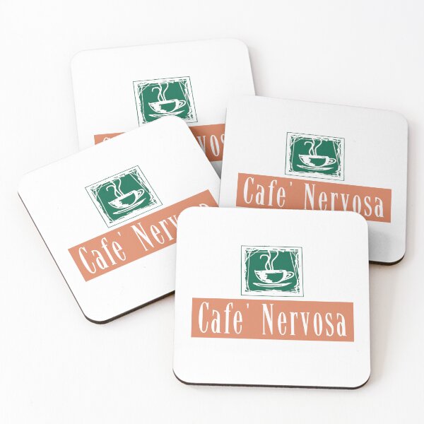 Item preview, Frasier Cafe Nervosa Coffee with Niles designed and sold by silverhexagon.