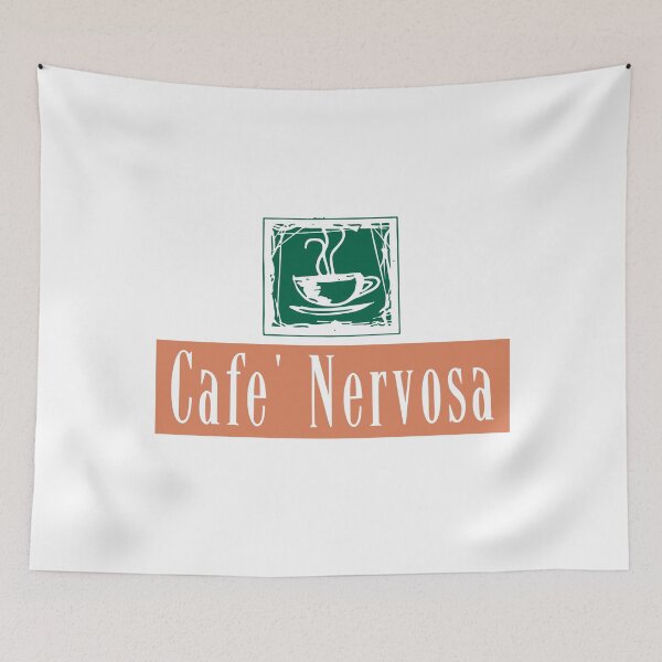 Item preview, Frasier Cafe Nervosa Coffee with Niles designed and sold by silverhexagon.