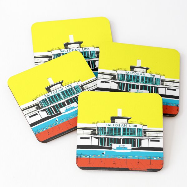 Item preview, Billy BRightOn on Saltdean Lido Pop Art Yellow designed and sold by StudioFlea.