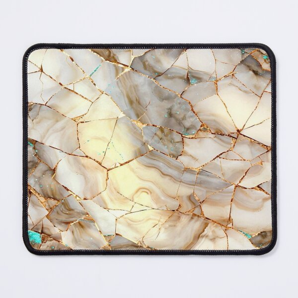 Item preview, Alabaster and Turquoise Broken Art designed and sold by artenvironments.