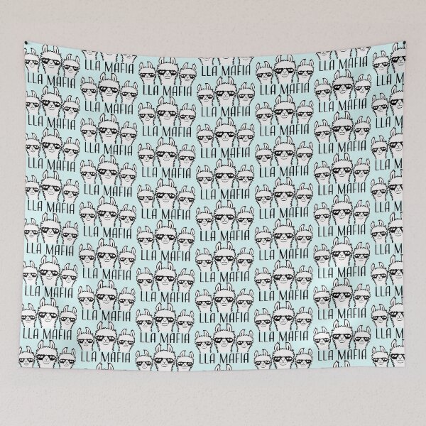 Item preview, Lla Mafia Llama Saying Sunglasses Team Friends Crew designed and sold by shirt-o-mat.