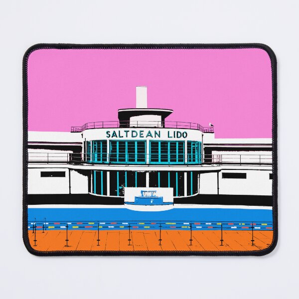 Item preview, Billy BRightOn on Saltdean Lido Pop Art Pink designed and sold by StudioFlea.