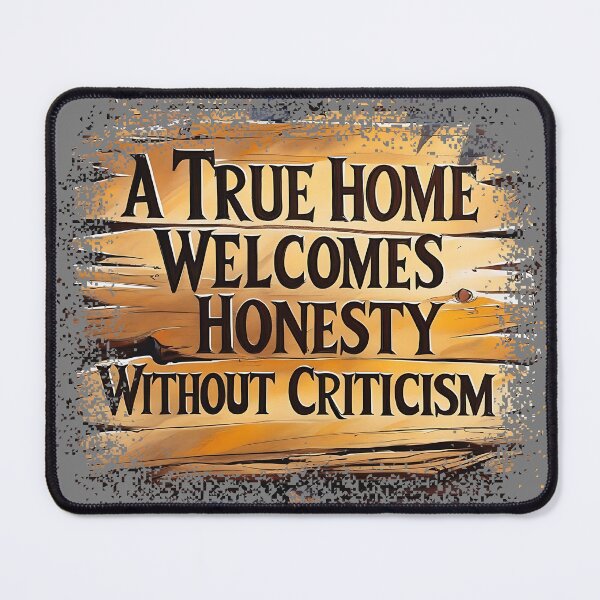 Item preview, A True Home Welcomes Honesty Without Criticism designed and sold by TestudoDesign.