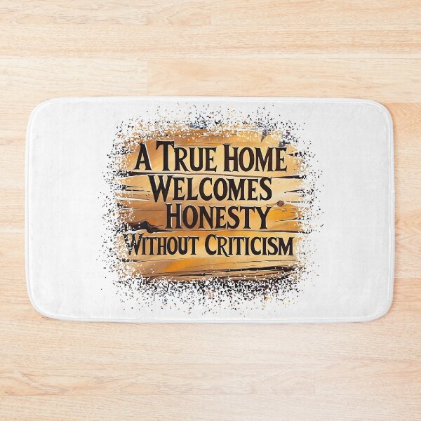 Item preview, A True Home Welcomes Honesty Without Criticism designed and sold by TestudoDesign.