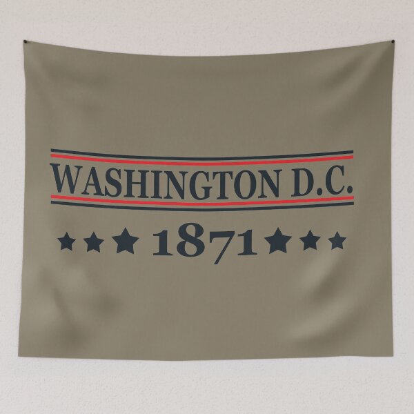 Item preview, Washington DC vintage travel American flag designed and sold by Alexaltay.