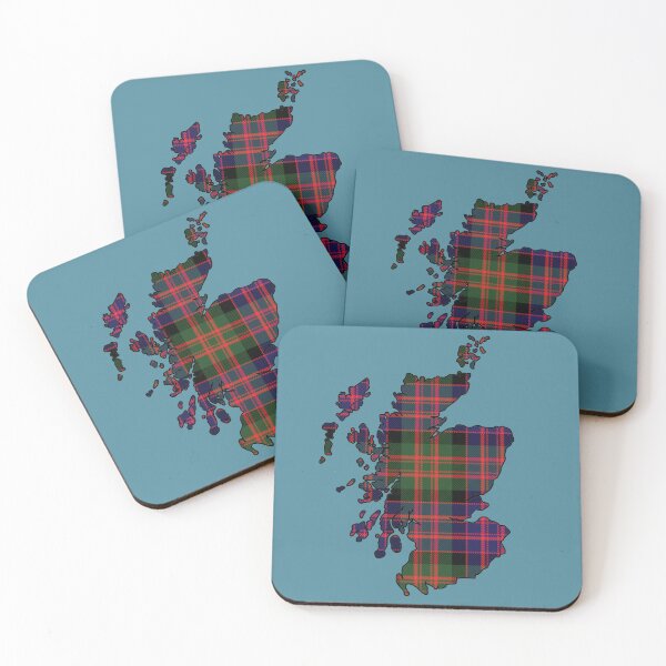 Item preview, Clan MacDonald Modern Scotland Map designed and sold by Truck Stop One.