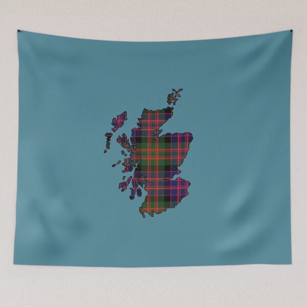 Item preview, Clan MacDonald Modern Scotland Map designed and sold by Truck Stop One.