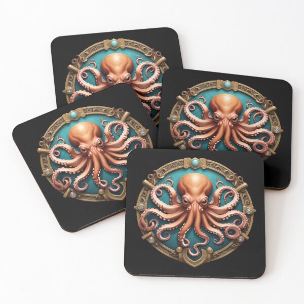 Item preview, OCTOPUS SHIELD (BLACK) designed and sold by Marlon Oseguera.