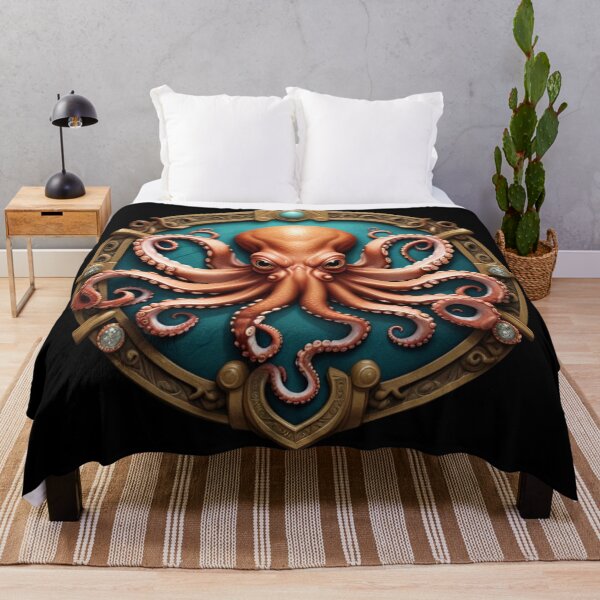 Item preview, OCTOPUS SHIELD (BLACK) designed and sold by Marlon Oseguera.